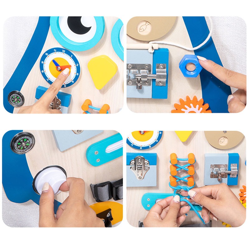 Montessori Penguin Busy Board