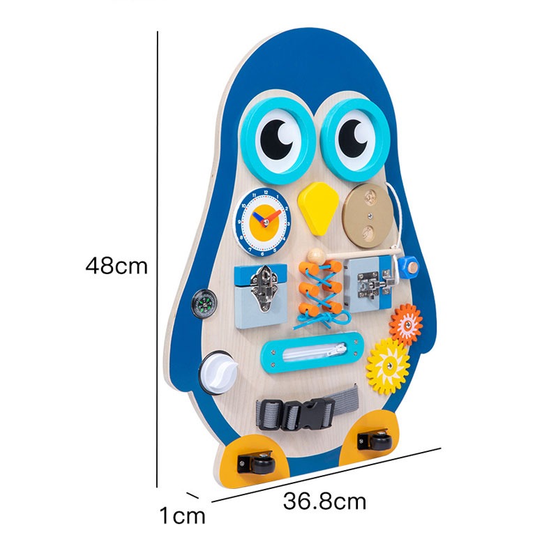Montessori Penguin Busy Board