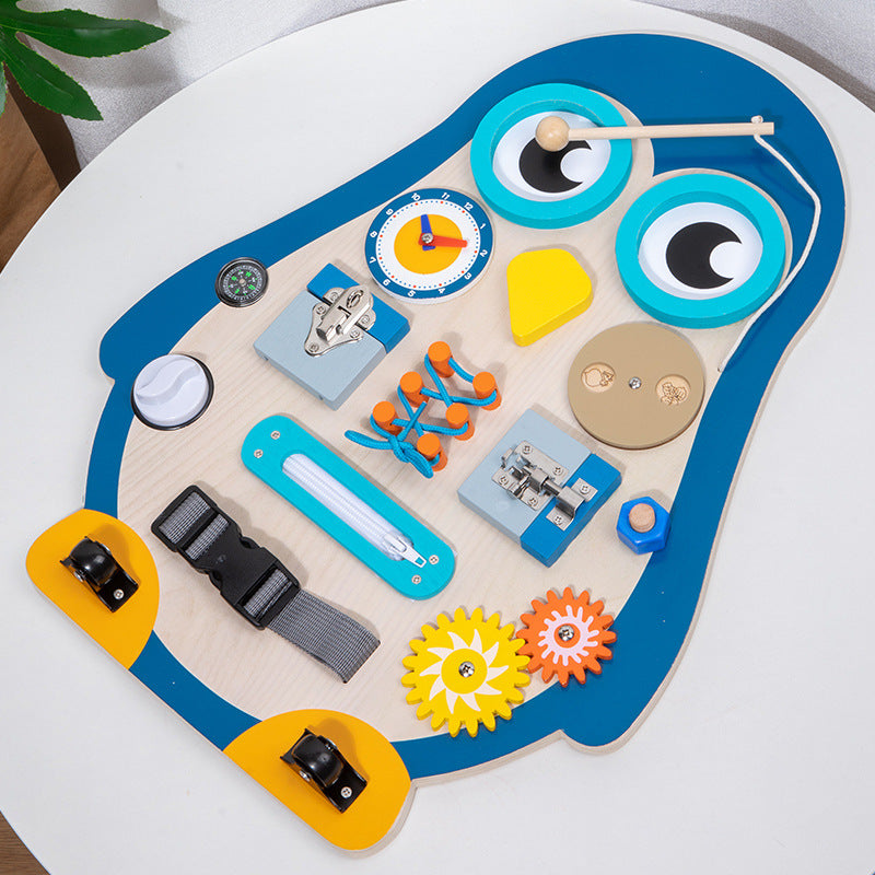 Montessori Penguin Busy Board