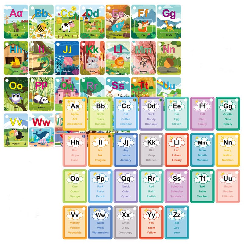 Alphabet Tracing Flash Cards with Water Pen