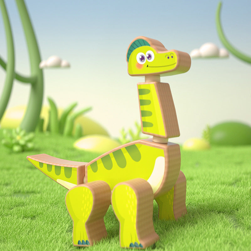 Wooden Dinosaur Puzzle (1 Piece)