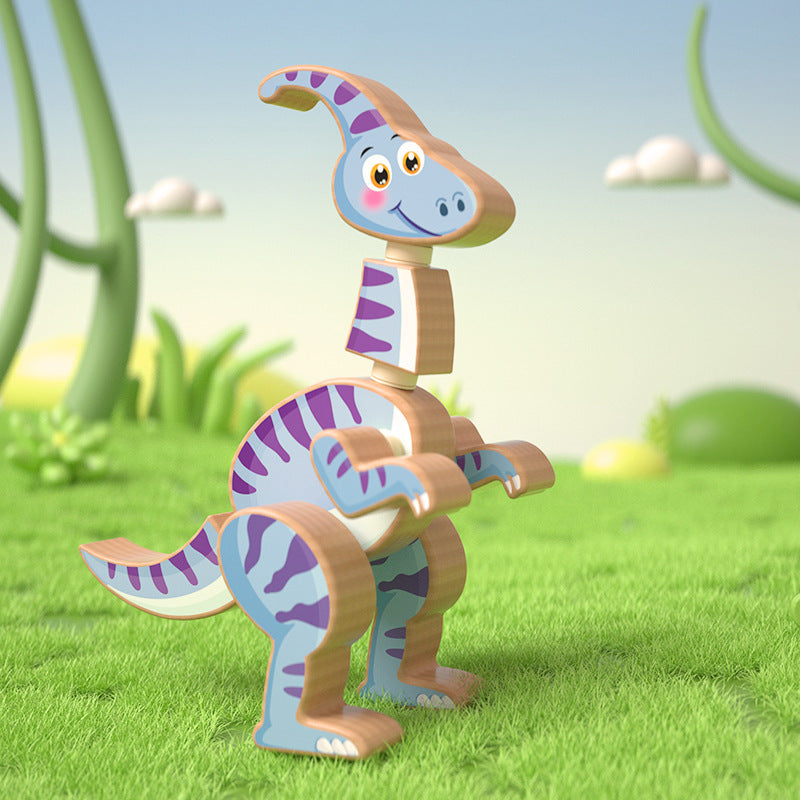 Wooden Dinosaur Puzzle (1 Piece)