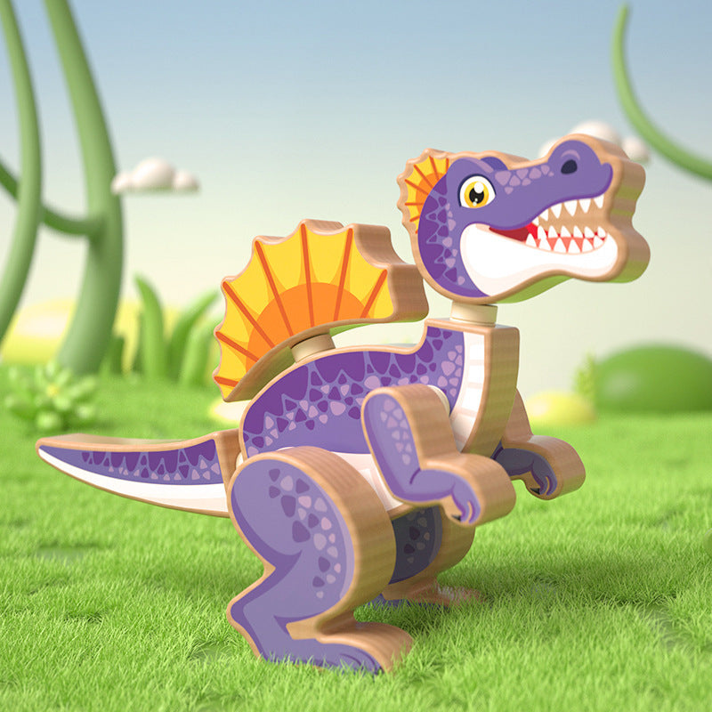 Wooden Dinosaur Puzzle (1 Piece)