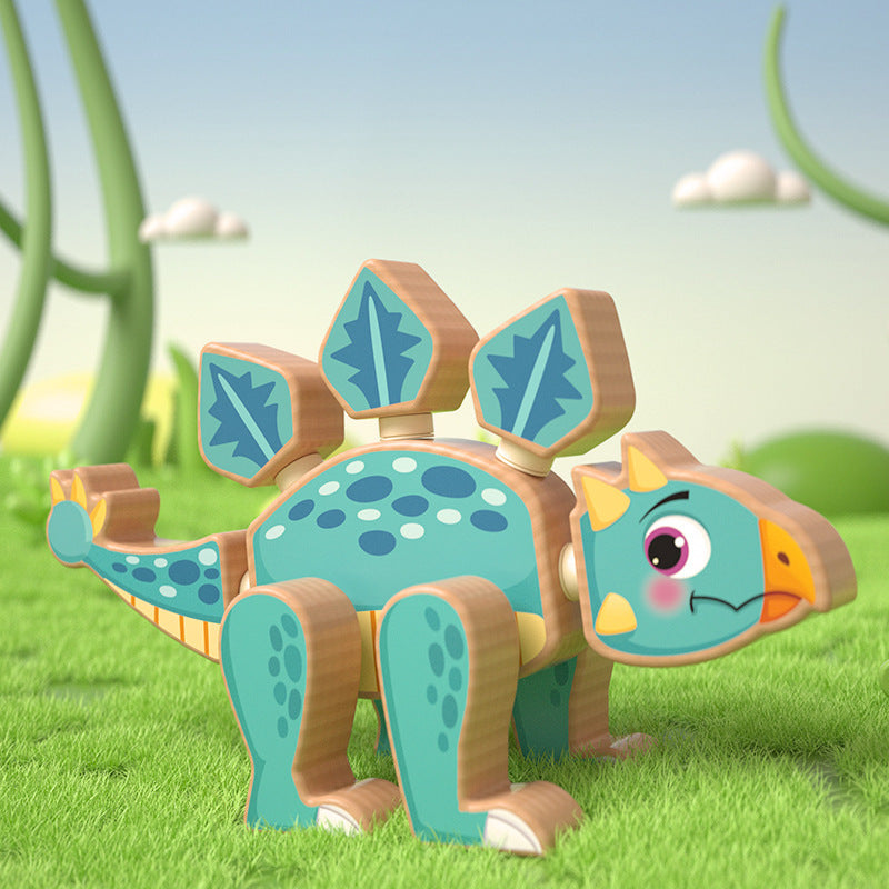 Wooden Dinosaur Puzzle (1 Piece)