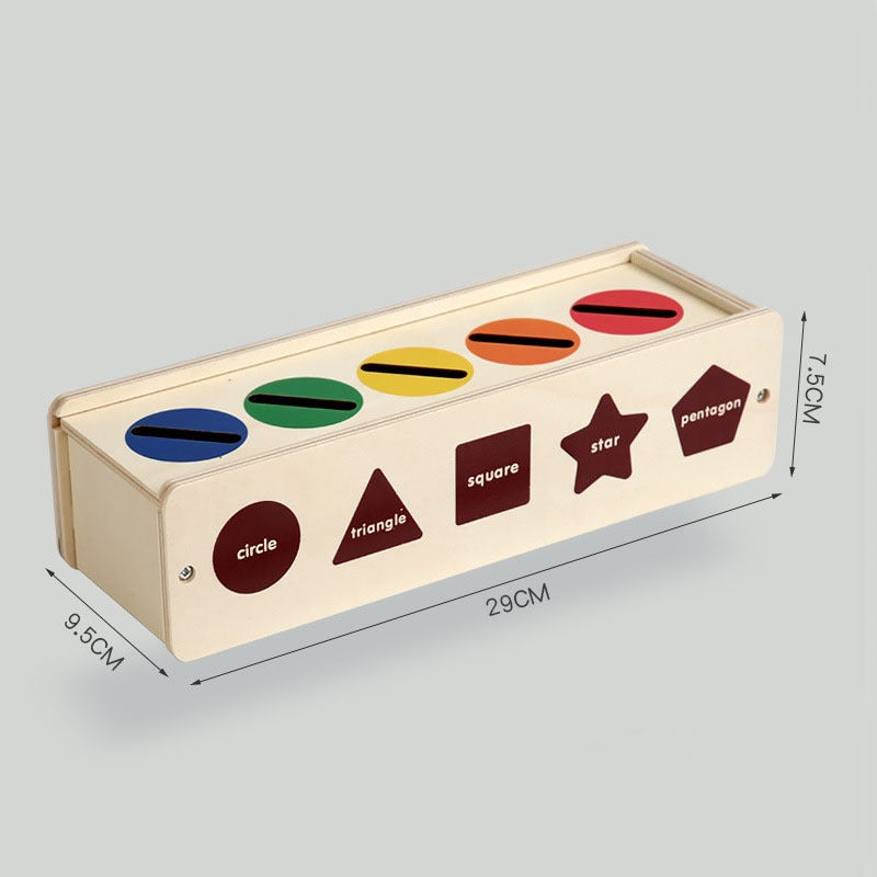 Wooden Color and Shape Sorting Toy