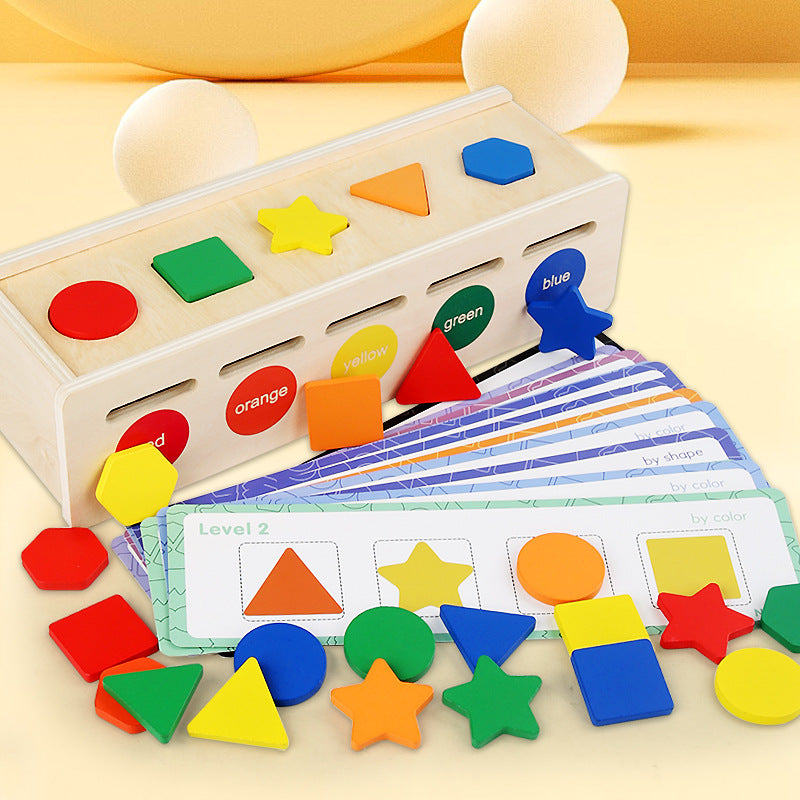 Wooden Color and Shape Sorting Toy