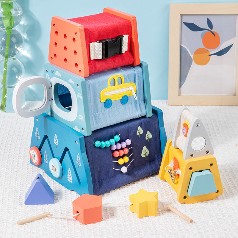 5 in 1 Montessori Stacking Activity Blocks