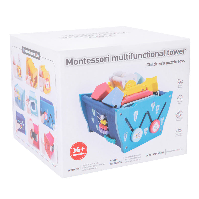 5 in 1 Montessori Stacking Activity Blocks