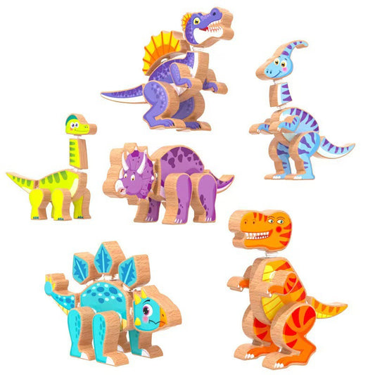 Wooden Dinosaur Puzzle (1 Piece)